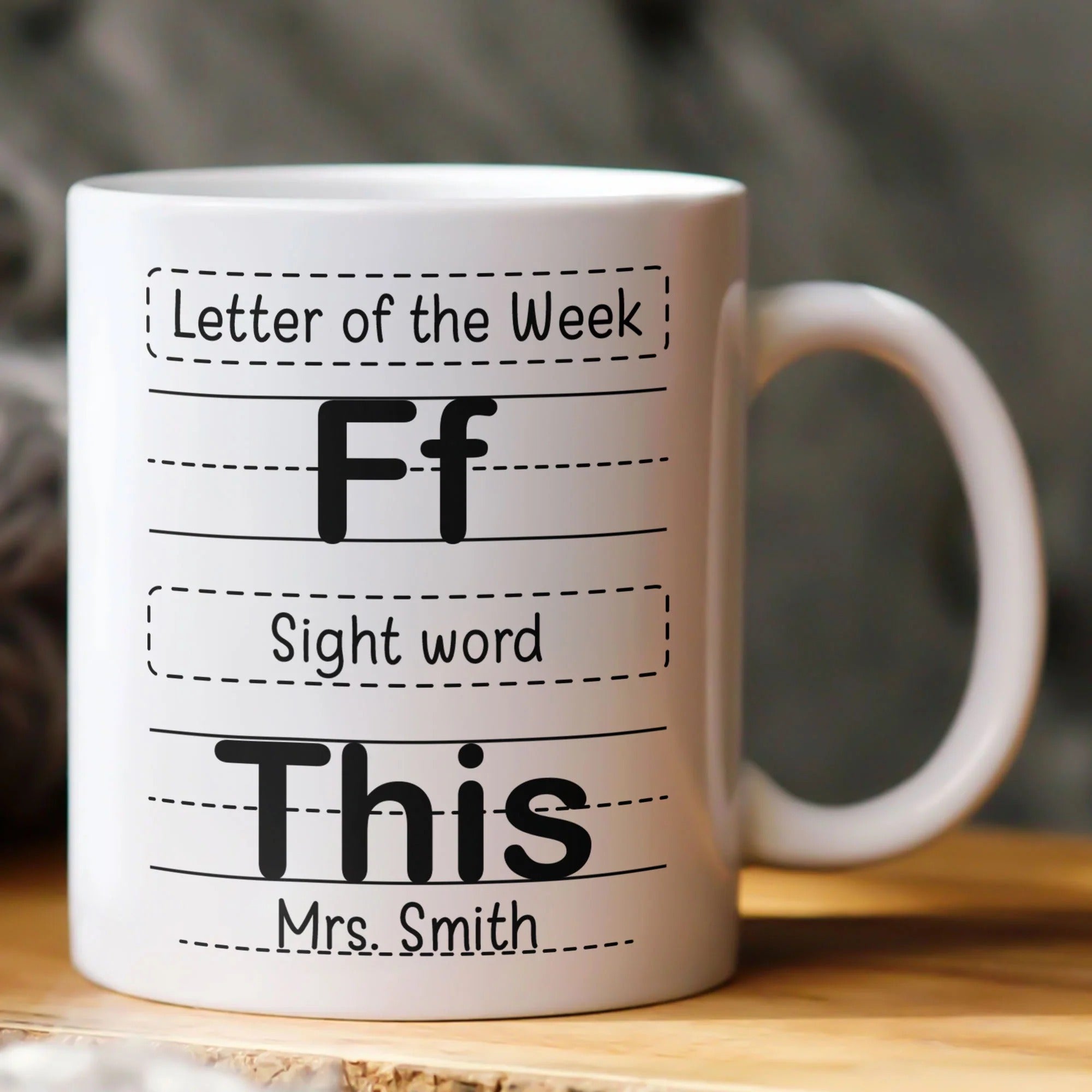 Letter Of The Week F This - Personalized Mug