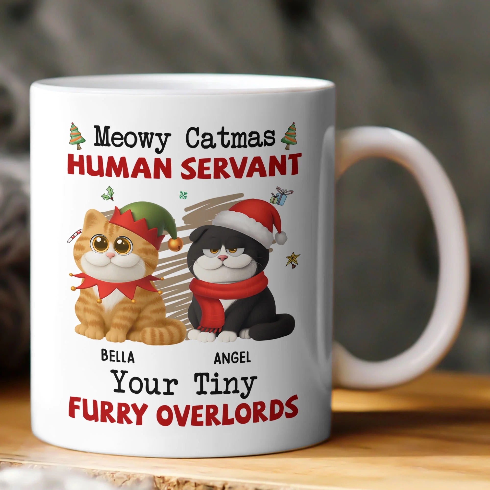 Your Tiny Furry Overlords - Personalized Mug