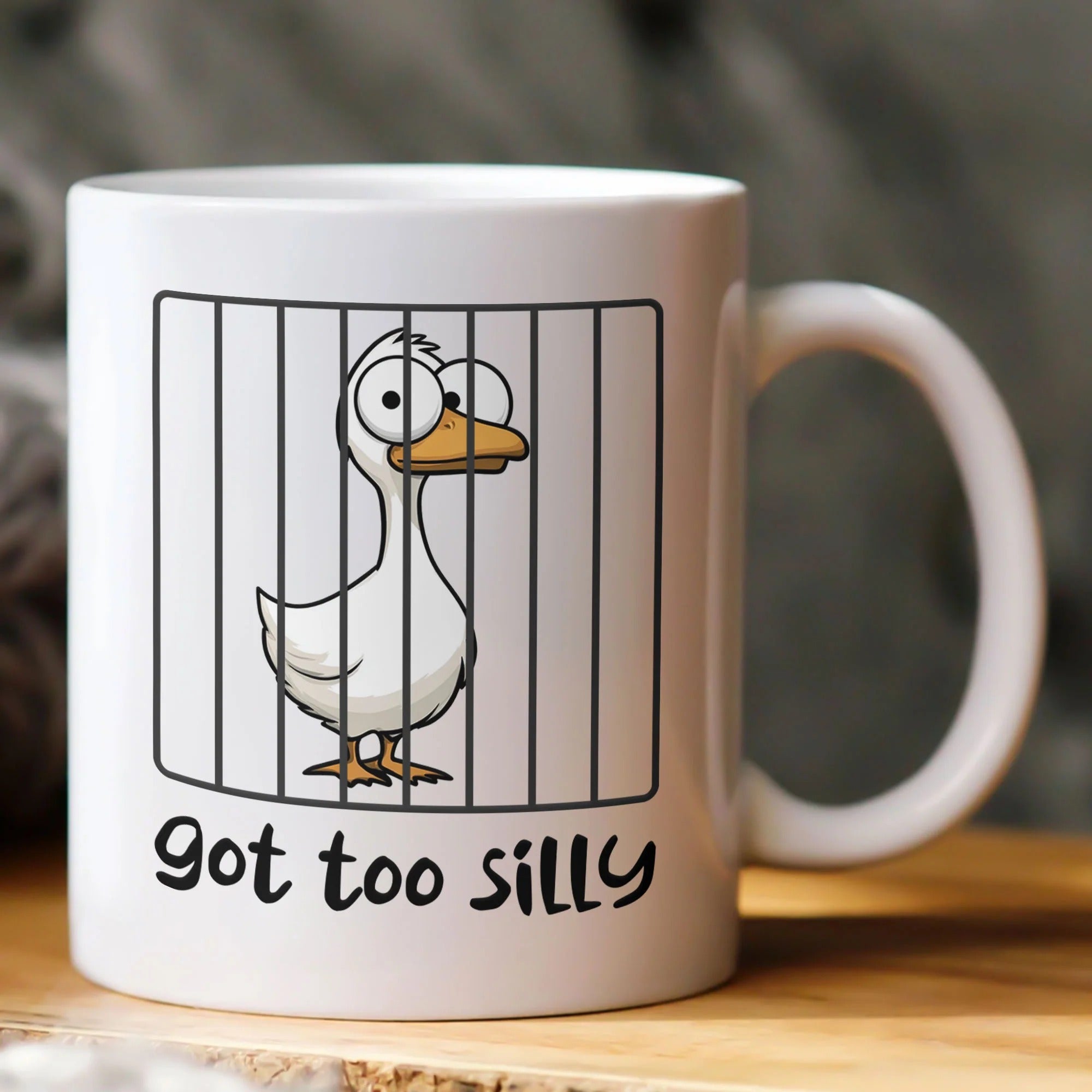 Got Too Silly Hilarious Gift Silly Goose Funny Animals - Personalized Mug